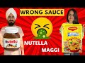 Don't Choose the WRONG Sauce Challenge ! 🍜🍚🍝🍛🍲 *Weird Combinations* | Anjali and Hunny