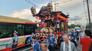 2024.08.26　八王子諏訪神社まんじゅう祭り　山車巡行