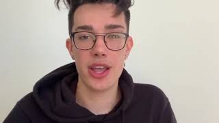James Charles' apology but every time he sighs it zooms in on his face