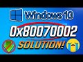 How to Fix 0x80070002 Windows 10 Update Error [2026]