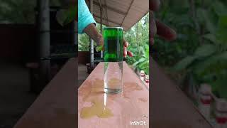 simple science experiment | hot water and normal water 🔥😃 #shorts #video #school