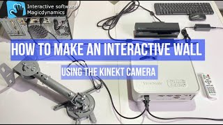 Interactive wall projection software. DIY interactive wall. Description of wall equipment