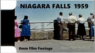 Niagara Falls 1959 - 8mm Film Footage