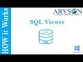How to Open SQL Database using SQL Viewer from MDF File?