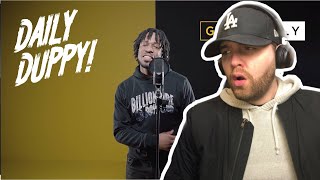 [American Ghostwriter]Reacts to: Avelino- Daily Duppy l GRM Daily- This is madness!! So many bars