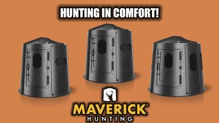 ATA 2025 | THE BEST HUNTING BLIND FOR COMFORT | USA MADE MAVERICK HUNTING BLINDS