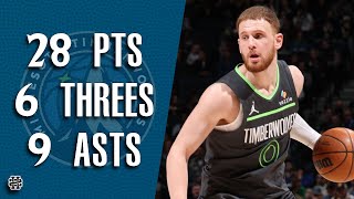 Donte DiVincenzo 28 pts 6 threes 9 asts vs Warriors 24/25 season