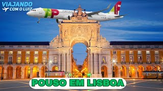 POUSO COMPLETO EM LISBOA COM O EMBRAER 195 DA TAP