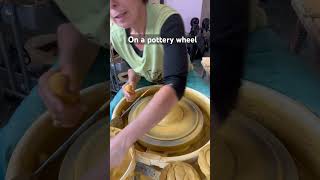 Master the first two pulls and you will be all set #potter #pottery #wheelthrowing #potterywheel