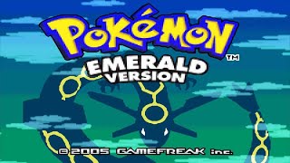 Playing Pokémon Emerald for no Particular Reason.