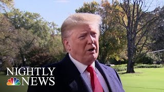 Trump Blasts Whistleblower And Officials Over Impeachment Inquiry | NBC Nightly News