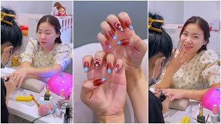 LẦN ĐẦU LÀM BỘ NAIL TRỊ GIÁ 700 CÀNH | Hoa Phạm TV