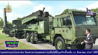 670812  รัฐมนตรีว่าการกระทรวงกลาโหม  ส่งมอบต้นแบบรถฐานยิงจรวดฯ ที่ จังหวัดลพบุรี