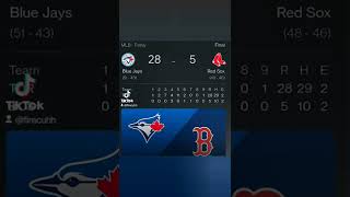 Toronto Blue Jays scored 28 runs