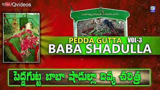 #PeddaGuttaBabaShadulla | Charitra Vol - 3 #Babashadulla పెద్ద గుట్టా బాబా షాదుల్లా చరిత్ర Qvideos