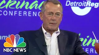 John Boehner: ‘There Is No Republican Party, There Is A President Donald Trump Party’ | NBC News