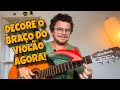 Técnica para DECORAR as NOTAS no braço do VIOLÃO