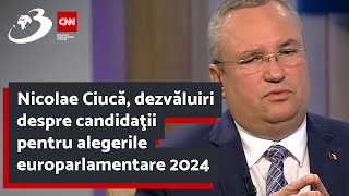 Nicolae Ciucă, dezvăluiri despre candidaţii pentru alegerile europarlamentare 2024