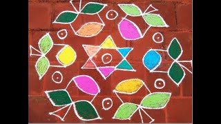 kolam || Rangoli || margali month  kolam3