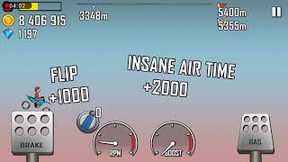 Hill Climb Racing 🏍️🏍️ 5356m 😳😳In Highway With Bike  Record Score 💪।  😳Without using boosters 💪