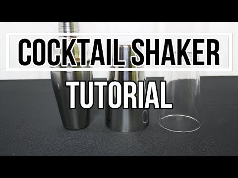 Cocktail Shaker Richtig Benutzen Boston Shaker öffnen Cocktail Shaker