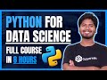 Python For Data Science in 8 Hours | Full Python Tutorial #python #datascience
