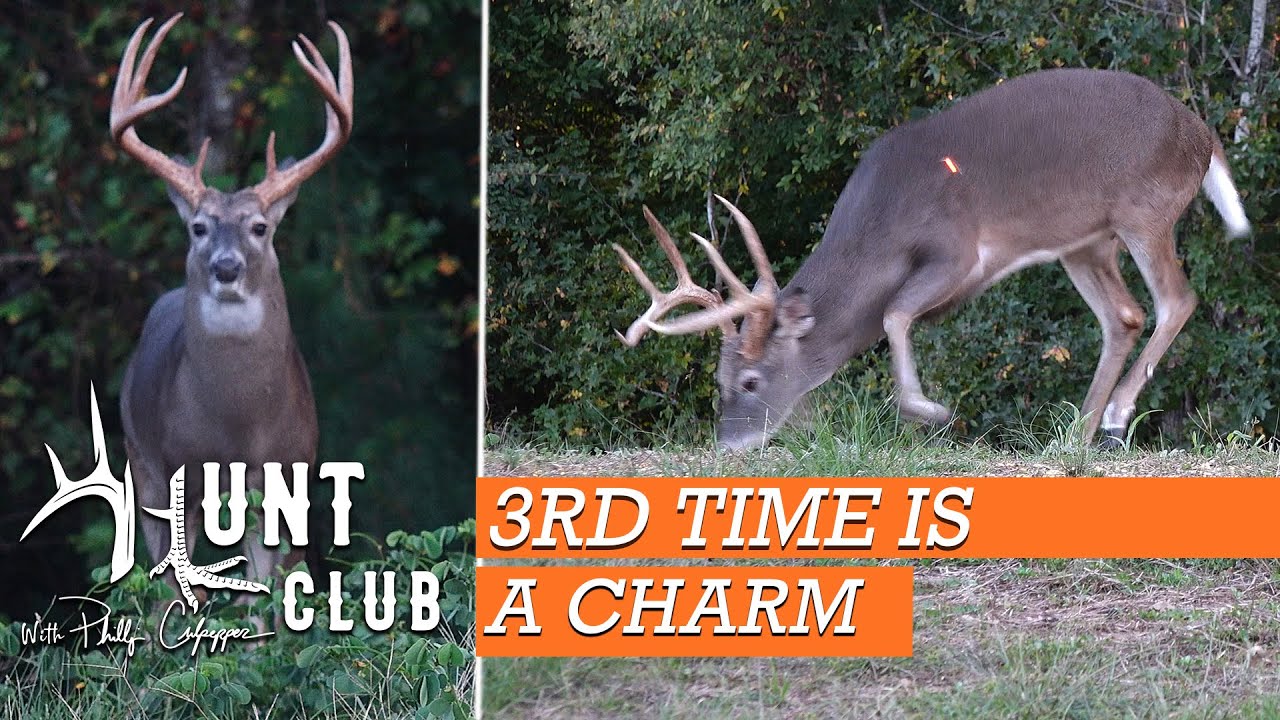 Giant Georgia Buck | 2 Misses And A HIT | Hunt Club - YouTube