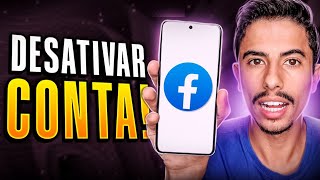 Como DESATIVAR CONTA DO FACEBOOK  PELO CELULAR | Atualizado!