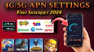 FAST INTERNET TRICKS | Apn Settings | For All Network 2024