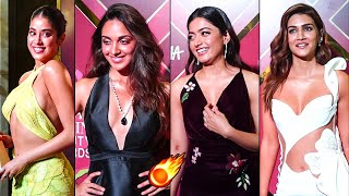 Janhvi Kapoor, Rashmika Mandanna, Kriti Sanon, & Sara Ali Khan, attending NyKaa Femina Beauty Awards
