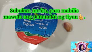 Gamot sa sakit ng tiyan/mabisa at subok kona/yoghurt and garlic.