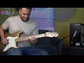 creamy blues groove guitar backing track jam in a minor