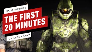 Halo Infinite Campaign: The First 20 Minutes on Legendary Difficulty 4K 60FPS