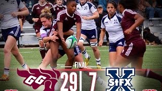 2015 CIS Women's Rugby Championship QF 1: Ottawa vs StFX Championnat rugby féminin