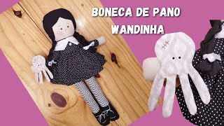 boneca de pano wandinha