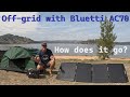 Off-Grid test of the Bluetti AC70, How does it perform?