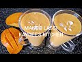 mango lassi मेंगो लस्सी મેંગો લસ્સી