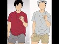 kuroo and bokuto dancing