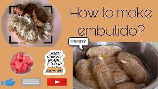 HOW TO MAKE A “EMBUTIDO”? easy recipe!!