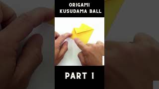 Origami Kusudama Ball Tutorial 🌸🔮 How to Fold a Beautiful Paper Sphere Part 1