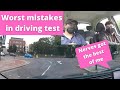 Driving exam fails - the worst mistakes you can make in driving test 2024