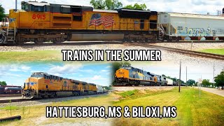 Summer Railfanning in Hattiesburg, MS & Biloxi, MS ft CSX 1899  July 2024 Pt 2