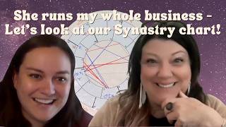 First time looking at our Synastry chart in 10 years – here's what we found!