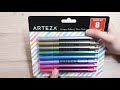 🔴arteza review uk unboxing mica powder acrylic paint fabric paint pens