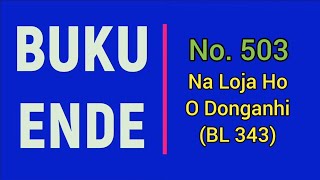 BUKU ENDE HKBP NO. 503 Na Loja Ho O Donganhi #BE503