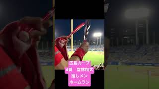 【堂林翔太】推しメン4番堂林翔太選手が目の前でホームランを放つ⚾️