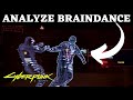 Analyze the braindance and find out where it was recorded Cyberpunk 2077 DISASTERPIECE Mission