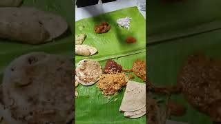 Kerala Style South Indian Wedding Food | No Chicken Biryani 😔 | Telugu Foodie in Chennai #shorts
