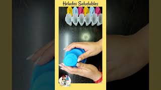 HELADO SALUDABLE EN LOS MOLDES PARA HELADOS TUPPERWARE. RECETA DE ROBERTA VAZQUEZ