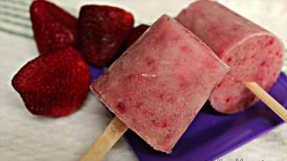 Strawberry and Nutella Popsicles
